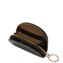 Load image into Gallery viewer, Calf Dia Mini Mirror Wallet - True Black

