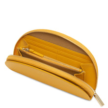 Load image into Gallery viewer, Calf Dia Continental Mirror Wallet - Honey

