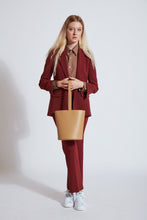 Load image into Gallery viewer, Calf Dome Bucket Bag - Bordeaux
