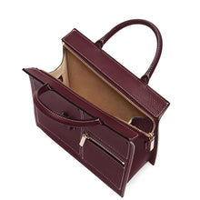 Load image into Gallery viewer, C Mini Kit Zip Satchel - Bordeaux
