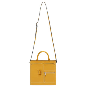C Mini Kit Zip Satchel - Ochre