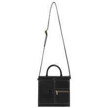 Load image into Gallery viewer, C Mini Kit Zip Satchel - True Black
