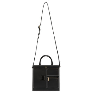 C Mini Kit Zip Satchel - True Black