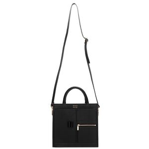Mini Kit Zip Satchel - True Black