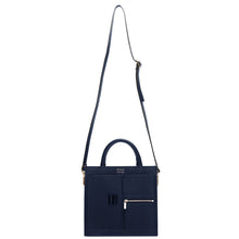 Load image into Gallery viewer, Mini Kit Zip Satchel - Navy Blue
