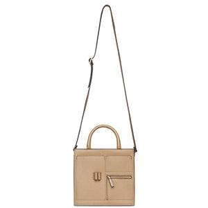 Mini Kit Zip Satchel - Sand