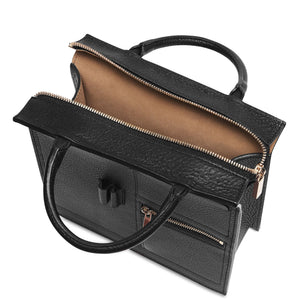 Mini Kit Zip Satchel - True Black