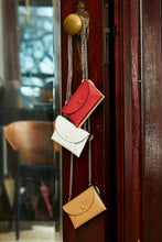 Load image into Gallery viewer, Assembly Chain Cardlet - Soft White + Bordeaux
