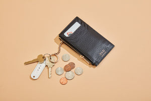 Billy Zip Card Case - True Black
